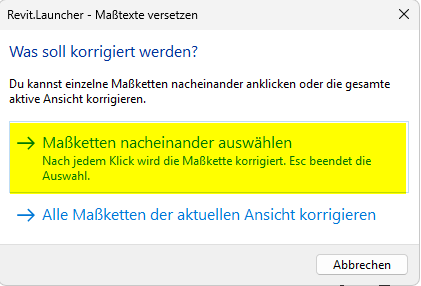 Maßketten versetzen 3